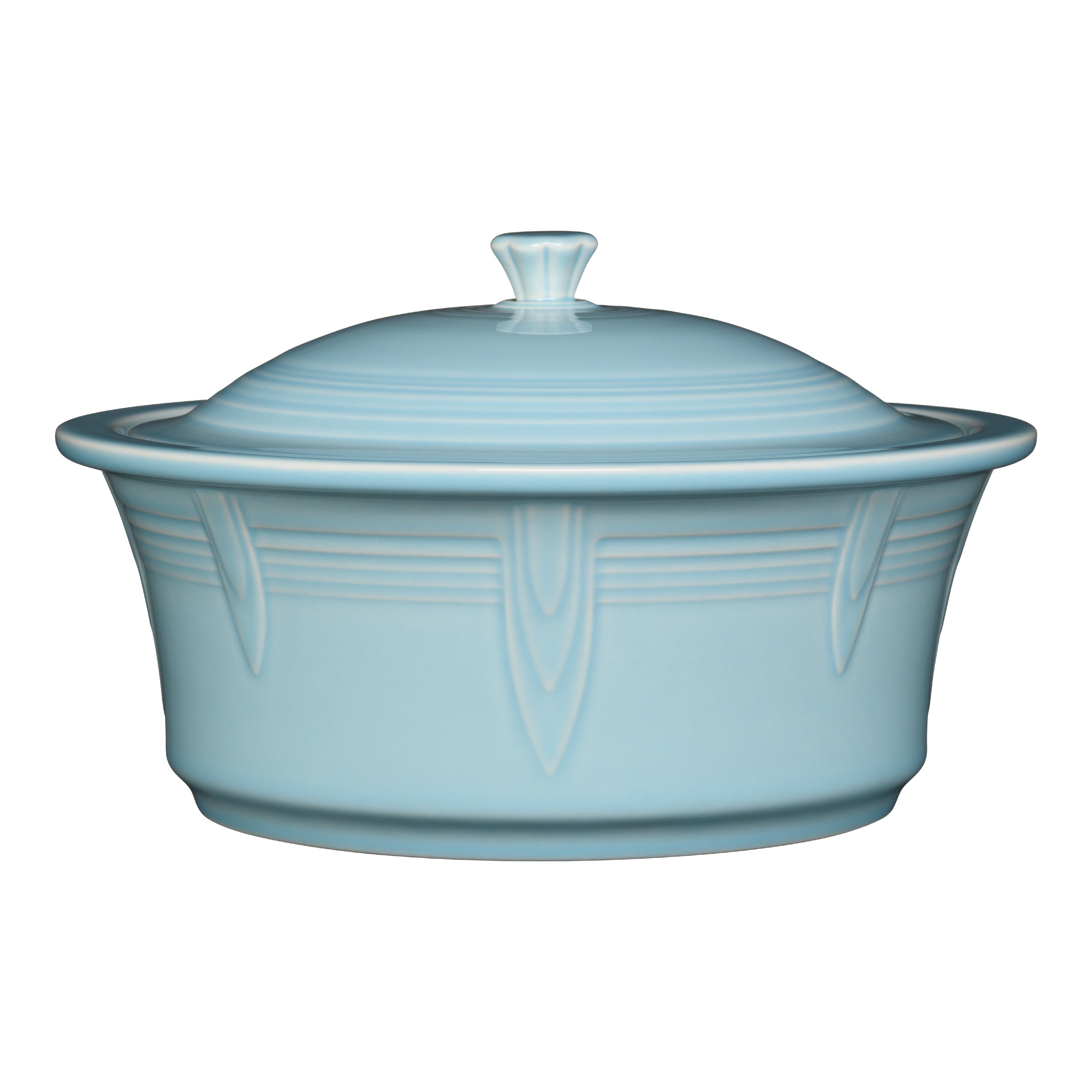 Fiesta Large 10 Inch Round Covered Casserole 2.8 Quart - Image 2