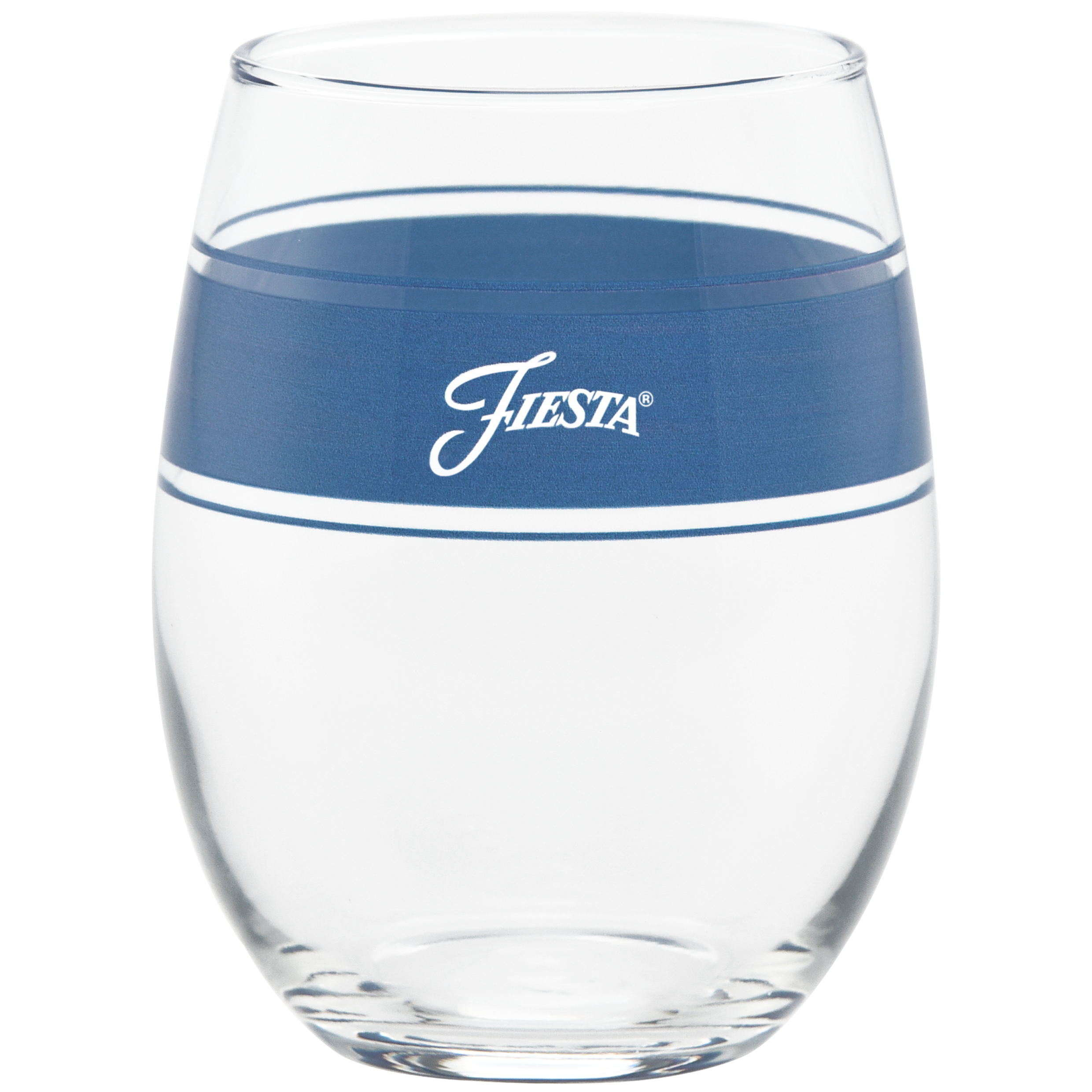 Fiesta Coastal Blues 15 oz. Frame Stemless Wine Mixed Color – Set of 4 - Image 4