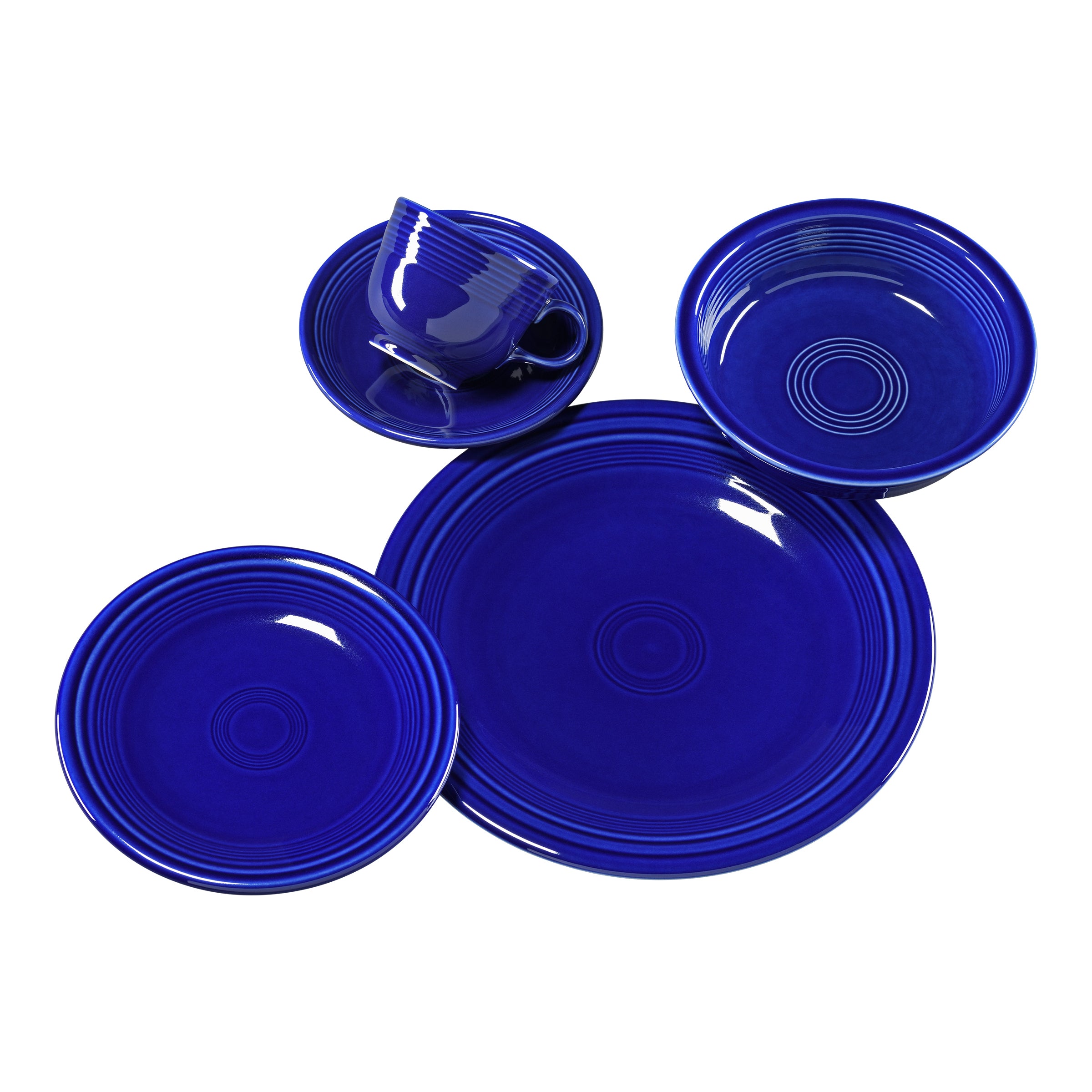 Fiesta Retired Classic Rim 5-Piece Dinnerware Set, Service for 1 - Image 8