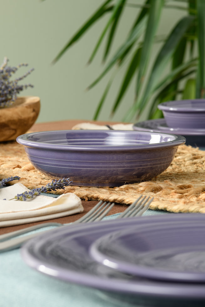 Fiesta Lavender Classic Rim 8 3/8 Inch Pasta Bowl 34 OZ - Image 2